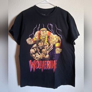 Marvel Comic Wolverine And Colossus Graphic T Shirt